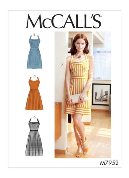 M7952 Damen Kleid, Schnittmuster von McCalls