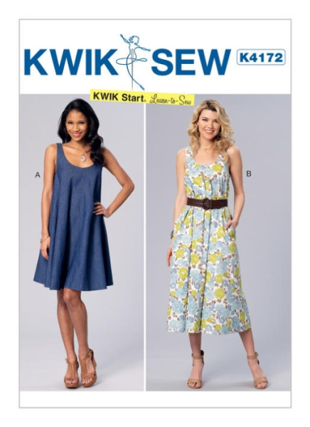 K4172 Damen Kleid, KwikSew