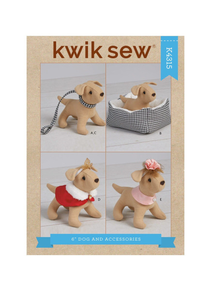 K4315 Accessoires Hund Puppe, KwikSew