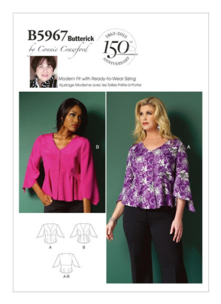 B5967 Damen Top, Butterick