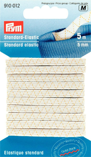 Standard-Elastic 5 mm weiß